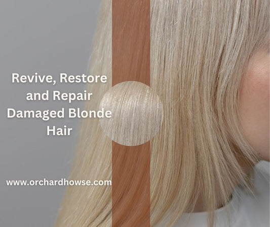Revivie, Repair Restore Damaged Blonde Hair. OrchardHowse Heat Caps